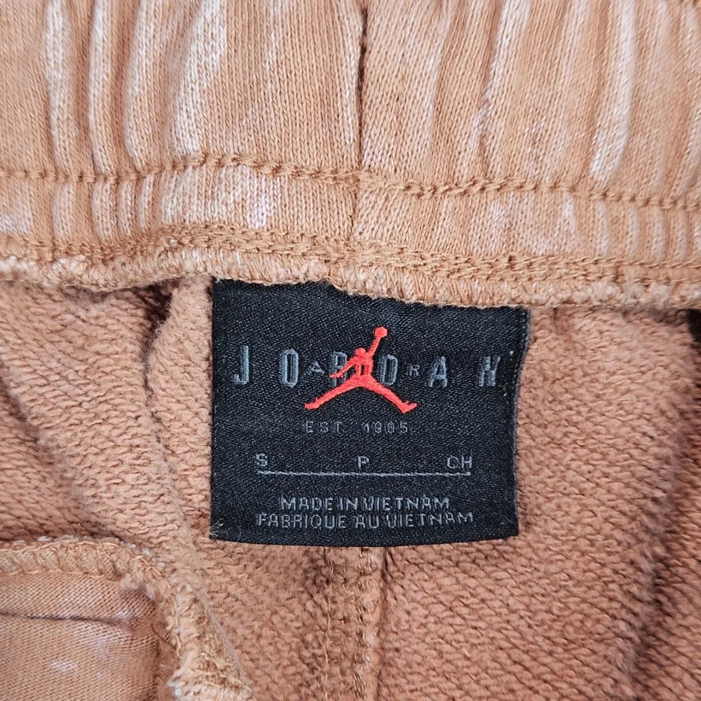 Jordan Flight Fleece Sweatpant Men S Brown Acid Wash Jogger DR3089-215